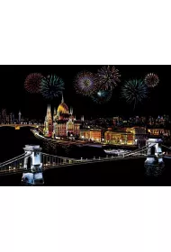 Twoje Hobby Budapest. Magiczna zdrapka - wydrapywanka 40.0 x 28.5 cm
