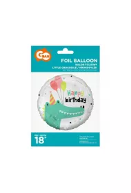 Godan Balon foliowy Krokodylek Happy Birthday 45cm
