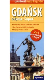 Gda�sk, Gdynia, Sopot. 2 w 1. Przewodnik + laminowane plany miast w skali 1:26 000