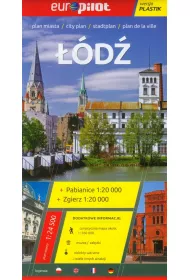 ��d�, Pabianice, Zgierz Plan miasta 1:24 500 Europilot (plastik)