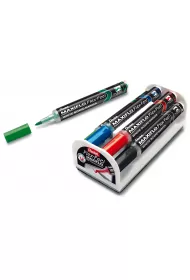 Pentel Zestaw 4 marker�w z t�oczkiem i elastyczn� ko�c�wk� Maxiflo 4 szt.