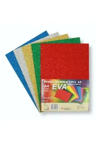 Penword Pianka brokatowa A4 Eva mix biodegradowalna 5 szt.