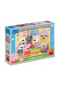 Puzzle maxi 24el. �winka Peppa wizyta w sklepie Dino Toys