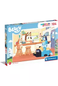 Puzzle 104 el. Superkolor Bluey Clementoni