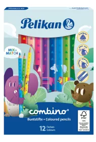 Pelikan Kredki tr�jk�tne grube Combino 12 szt.