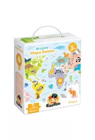 CzuCzu Ale Puzzle Mapa �wiata Bright Junior Media