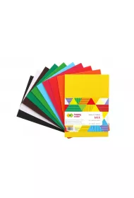 Happy Color Tektura falista MIX, 10 kolorw, A4, 10 arkuszy 10 kartek