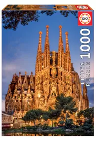 Puzzle 1000 el. Sagrada Familia, Barcelona Educa