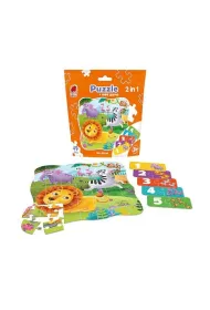 Puzzle w saszetce 49 el. Zoo + mini gra Roter Kafer