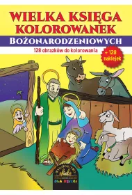 Wielka ksi�ga kolorowanek bo�onarodzeniowych z naklejkami