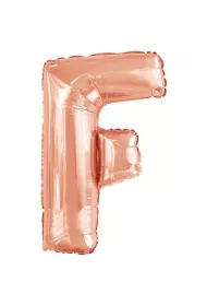 Amscan Balon foliowy litera F r�owe z�oto 54,5x86cm