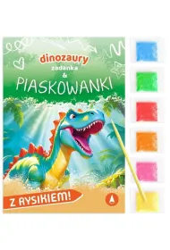Malowanka 180X260 Dinozaury. Zadanka & piaskowanki SKRZAT 079678