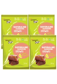 Super Krwka Krwki sodzone agaw i daktylem + limonka Zestaw 4 x 150 g Bio