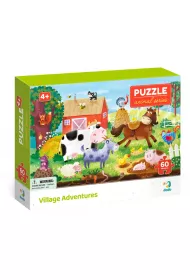 Puzzle 60 el. Biomy. Wiejska przygoda Dodo