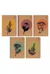 Elanders Zeszyt A5 By Nature - One Herb kratka 80 kartek 10 szt.