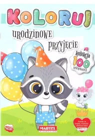 Urodzinowe przyj�cie. Koloruj