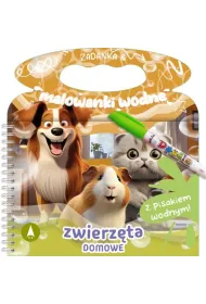 Malowanka 200X140 Zadanka & malowanki wodne. Zwierz�ta domowe  PISAK SKRZAT 981062