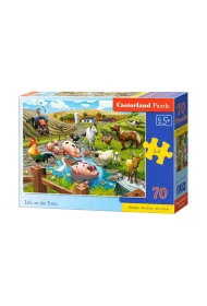 Puzzle 70 el. �ycie na farmie Castorland