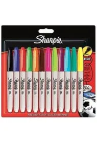 Paper Mate Markery pemanentne Sharpie 12 kolor�w