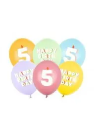 PartyDeco Balony 5 mix 30cm