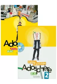 Adosphere 2. Podr�cznik i zeszyt �wicze� do j�zyka francuskiego + CD