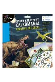 Kidea Zestaw kreatywny Kalkomania Dinozaury