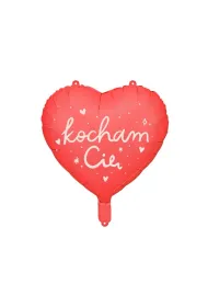 PartyDeco Balon foliowy Serce ''Kocham Ci�'' 45cm