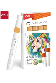 Deli Marker akrylowy orange yellow