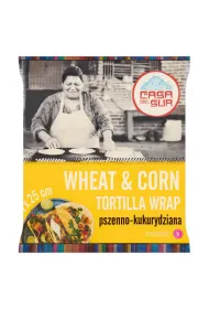 Casa del Sur Tortilla wrap pszenno-kukurydziany 25 cm 4 x 60 g