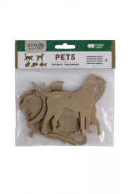 Happy Color Kszta�ty tekturowe PETS, 12x6 cm, 5 sztuk