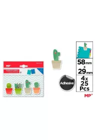 Mp Main Paper Karteczki samoprzylepne kaktusy 4x25szt