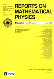 Reports on Mathematical Physics 89/3 2022 Kraj