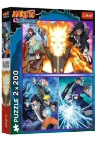 Puzzle Naruto Shippuden 2x200 el. Ninja z Wioski Ukrytego Li�cia Trefl