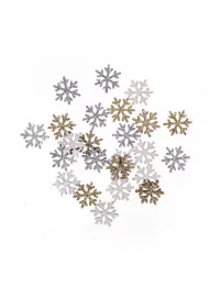 dpCraft Drewniane brokatowe �nie�ynki 1,6cm