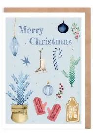 Cardie Kartka Bo�e Narodzenie Merry Christmas + eko koperta