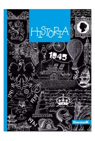 Brulion A5 Historia ze �ci�g� oprawa twarda kratka 80 kartek