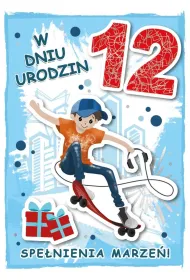 Armin Style KARNET URODZINY 12 B6 Z KOP AS GM-1101 FOL