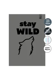 EV-Corp Zeszyt A4 32k.w kratk� z marginesem Stay Wild 90g
