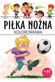 Pi�ka no�na. Kolorowanka
