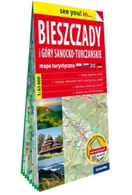 Bieszczady i G�ry Sanocko-Turcza�skie; papierowa mapa turystyczna 1:65 000