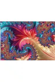 Panta Plast Koperta A4 na nap� z nadrukiem PP Fractal