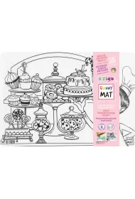 Funny Mat Transparent - Cukiernia. Mata do kolorowania wielokrotnego u�ytku Strigo