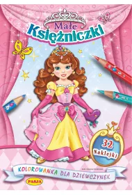 Ma�e ksi�niczki. Kolorowanka dla dziewczynek