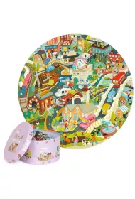 Puzzle okr�g�e 150 el. �ycie w mie�cie Boppi