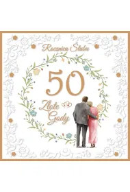 AbCard Kartka z okazji 50 rocznicy �lubu KWR01