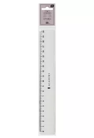 Interdruk Linijka plastikowa Academy 20cm