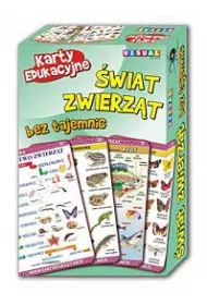 Karty edukacyjne �wiat zwierz�t bez t