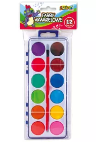 Penmate Kolori Farby akwarelowe Dino 12 kolor�w