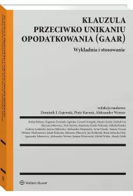 Klauzula przeciwko unikaniu opodatkowania (GAAR)