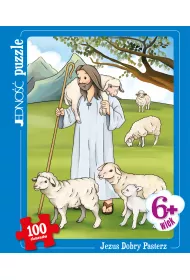 Puzzle 100 el. Jezus Dobry Pasterz Jedno��